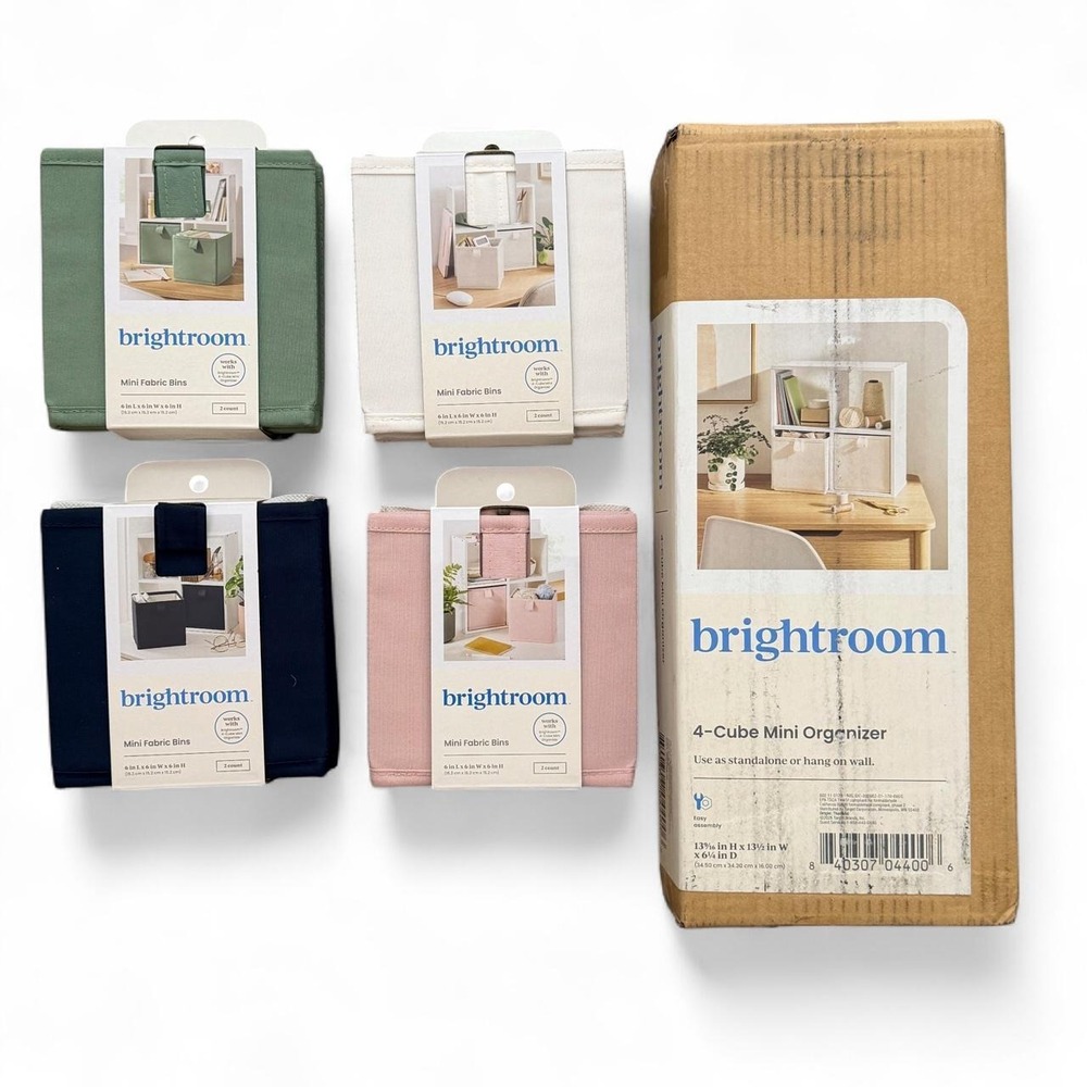 VIRAL Target Brightroom 4-Cube Mini Organizer White
